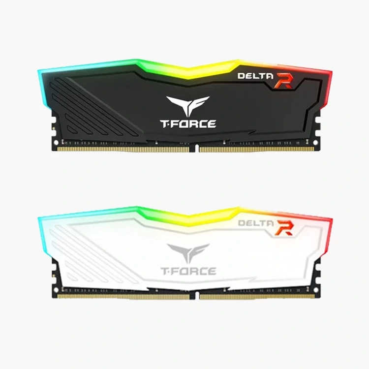 Ram T-Force Delta 8GB Bus 3200 Tản RGB (Đen/trắng)