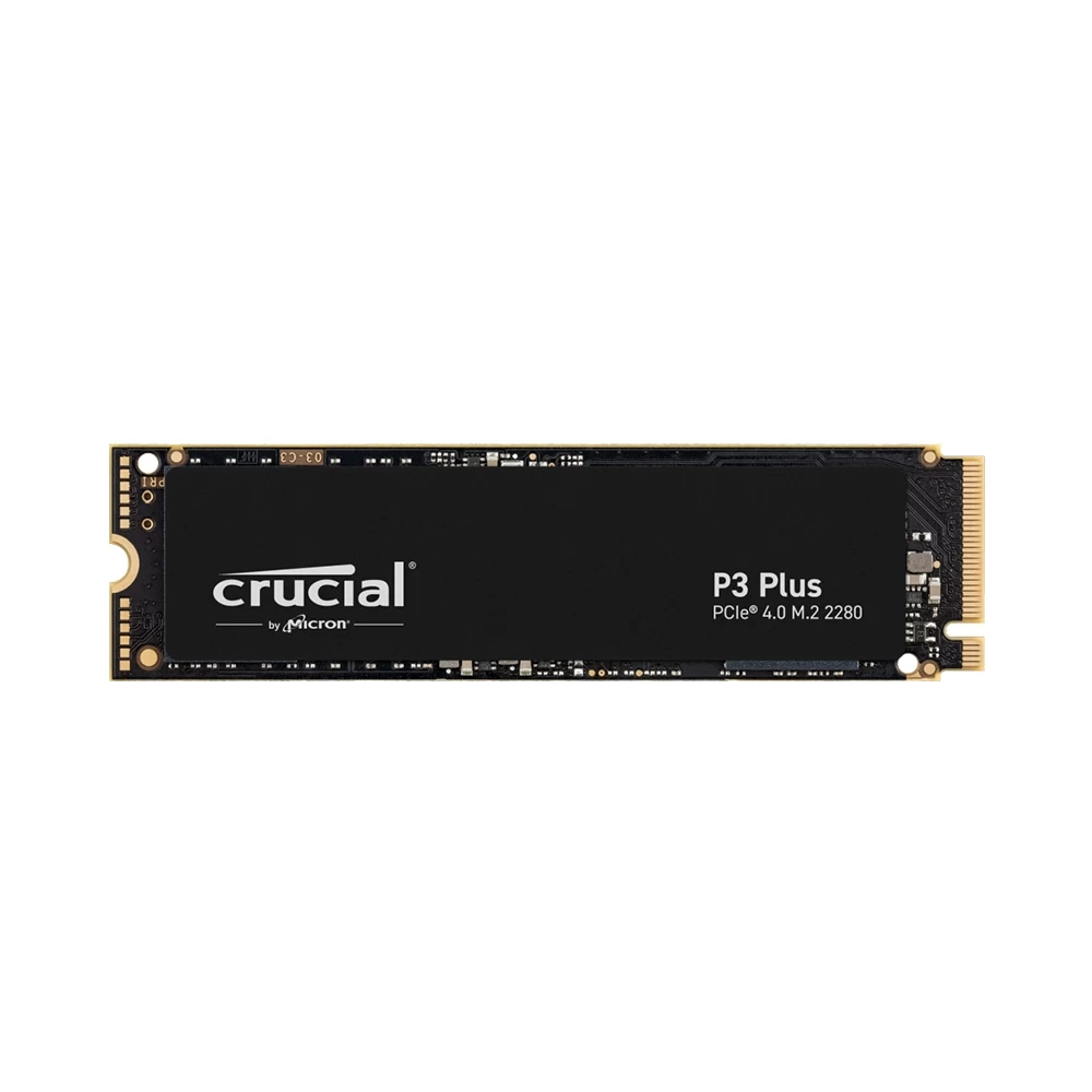 Ổ Cứng SSD Crucial 500GB P3 Plus M.2 2280 NVMe (PCIe Gen 4 x4) Tốc độ Đọc: 4700