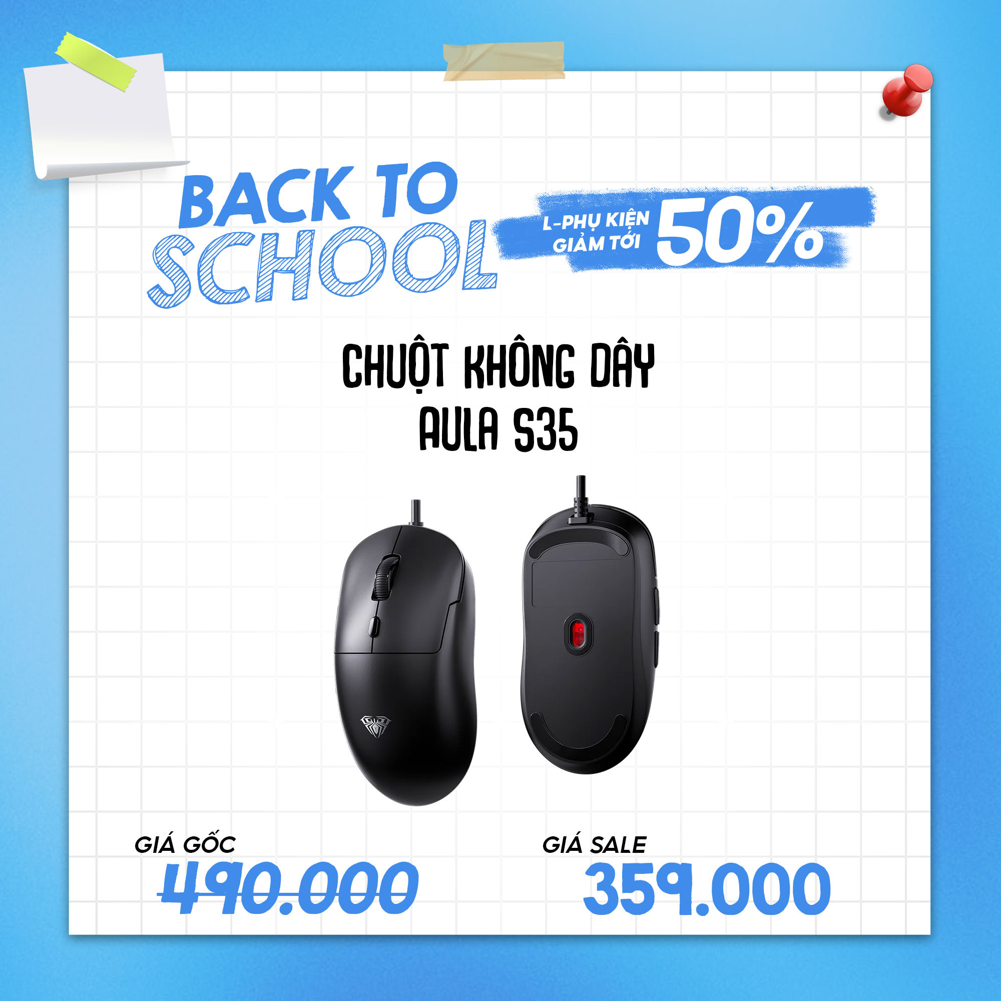 Chuột không dây AULA S35