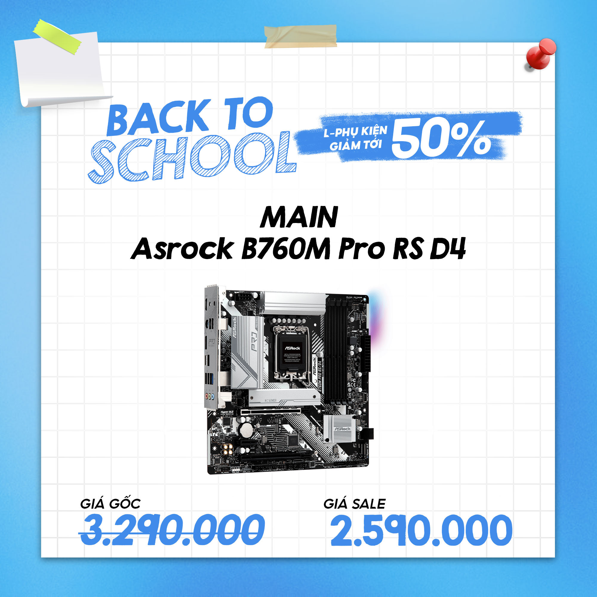 MAIN Asrock B760 M Pro RS D4
