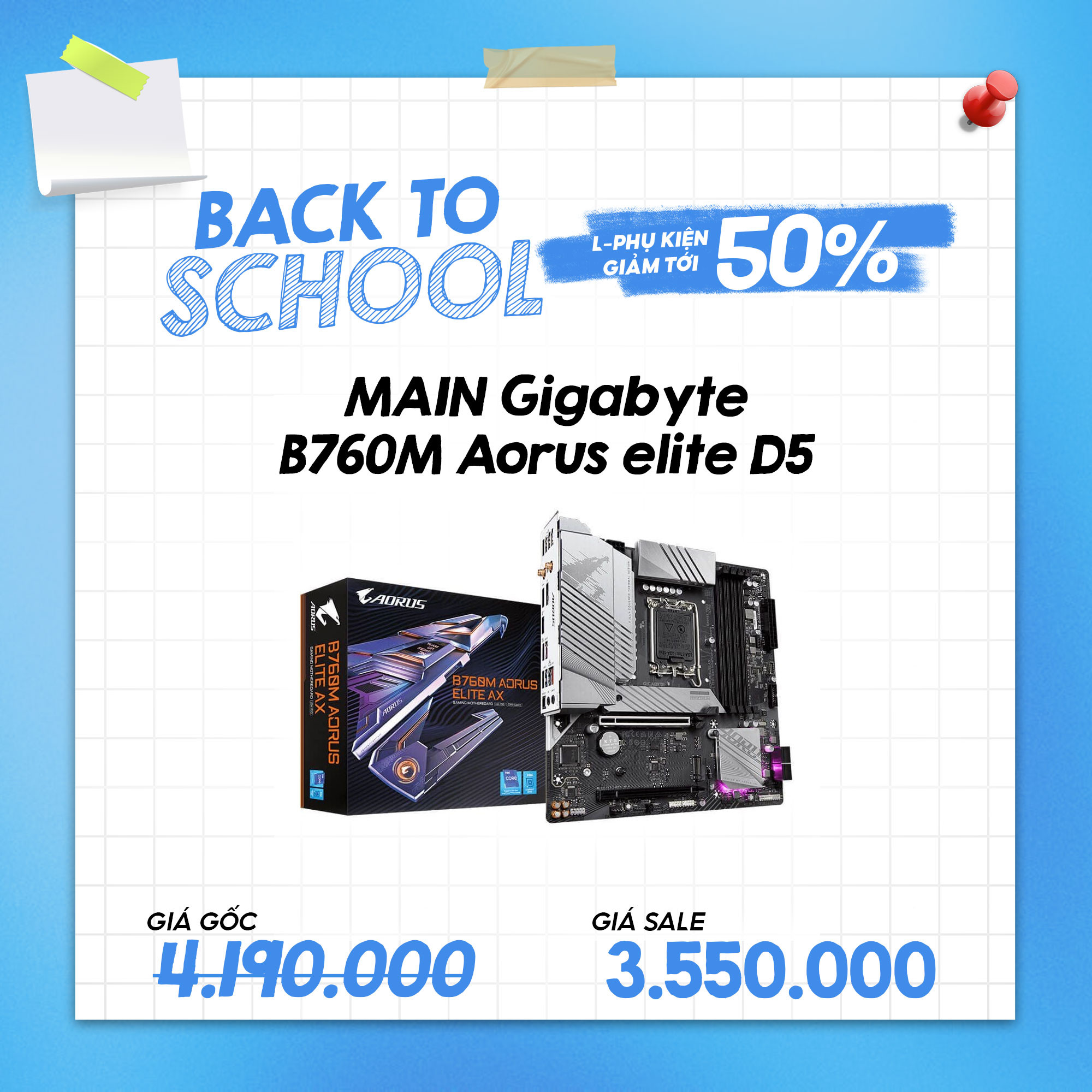 MAIN Gigabyte B760M Aorus Elite D5