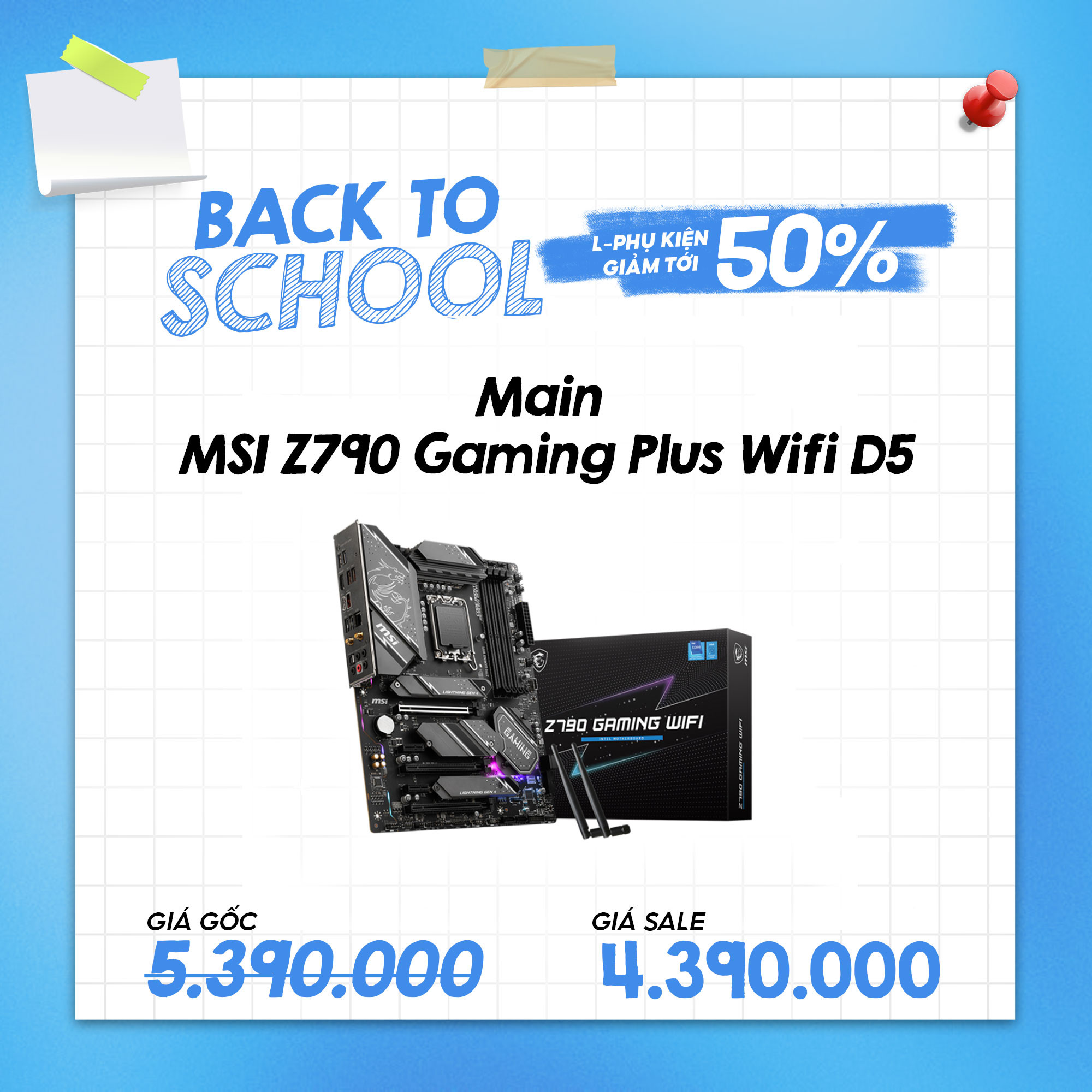 MAIN MSI Z790 Gaming Plus Wifi D5