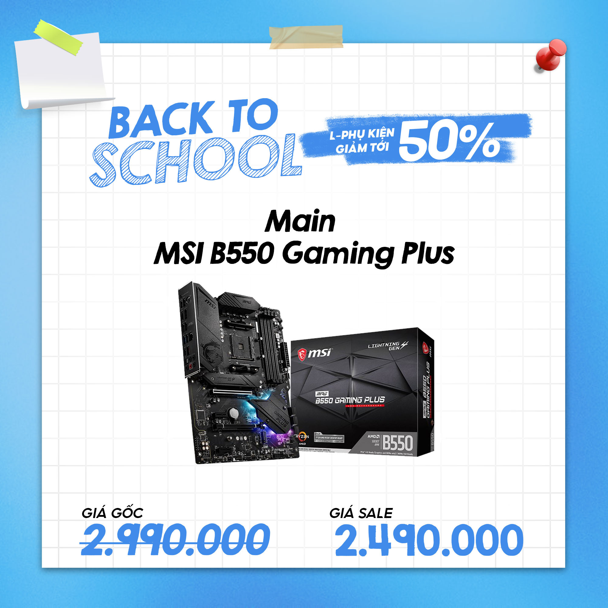 MAIN MSI B550 Gaming Plus