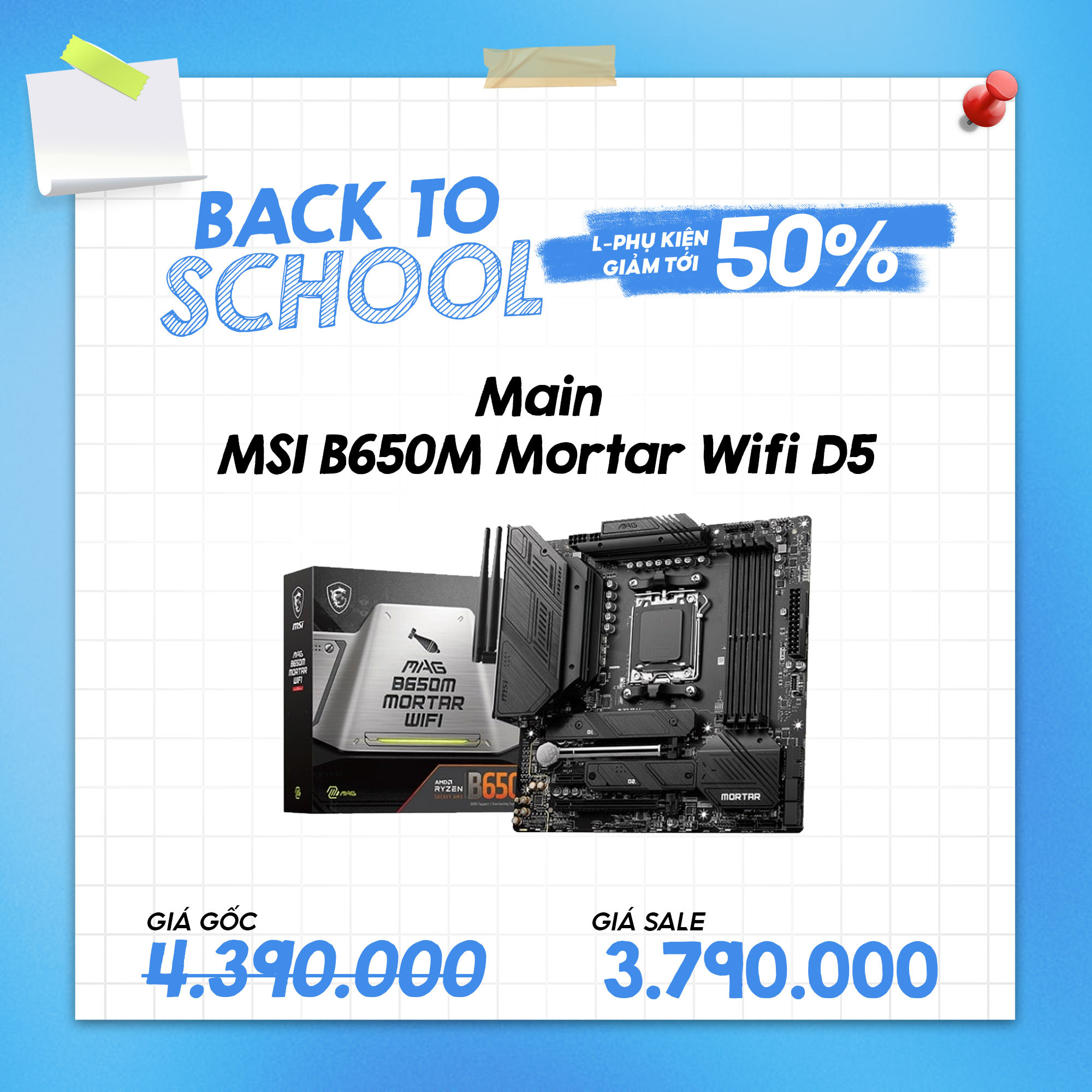 MAIN MSI B650M Motar Wifi D5