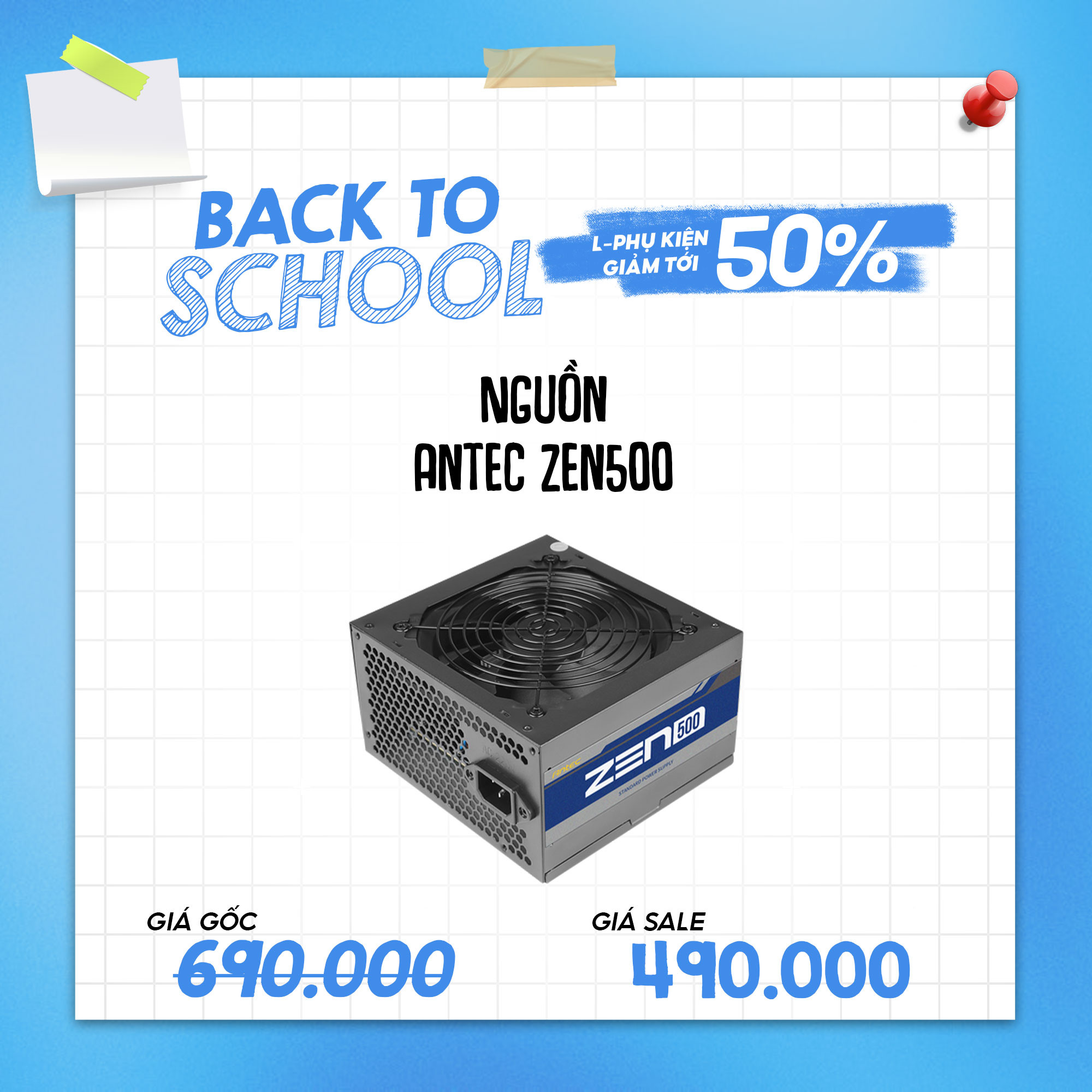 Nguồn ANTEC ZEN500