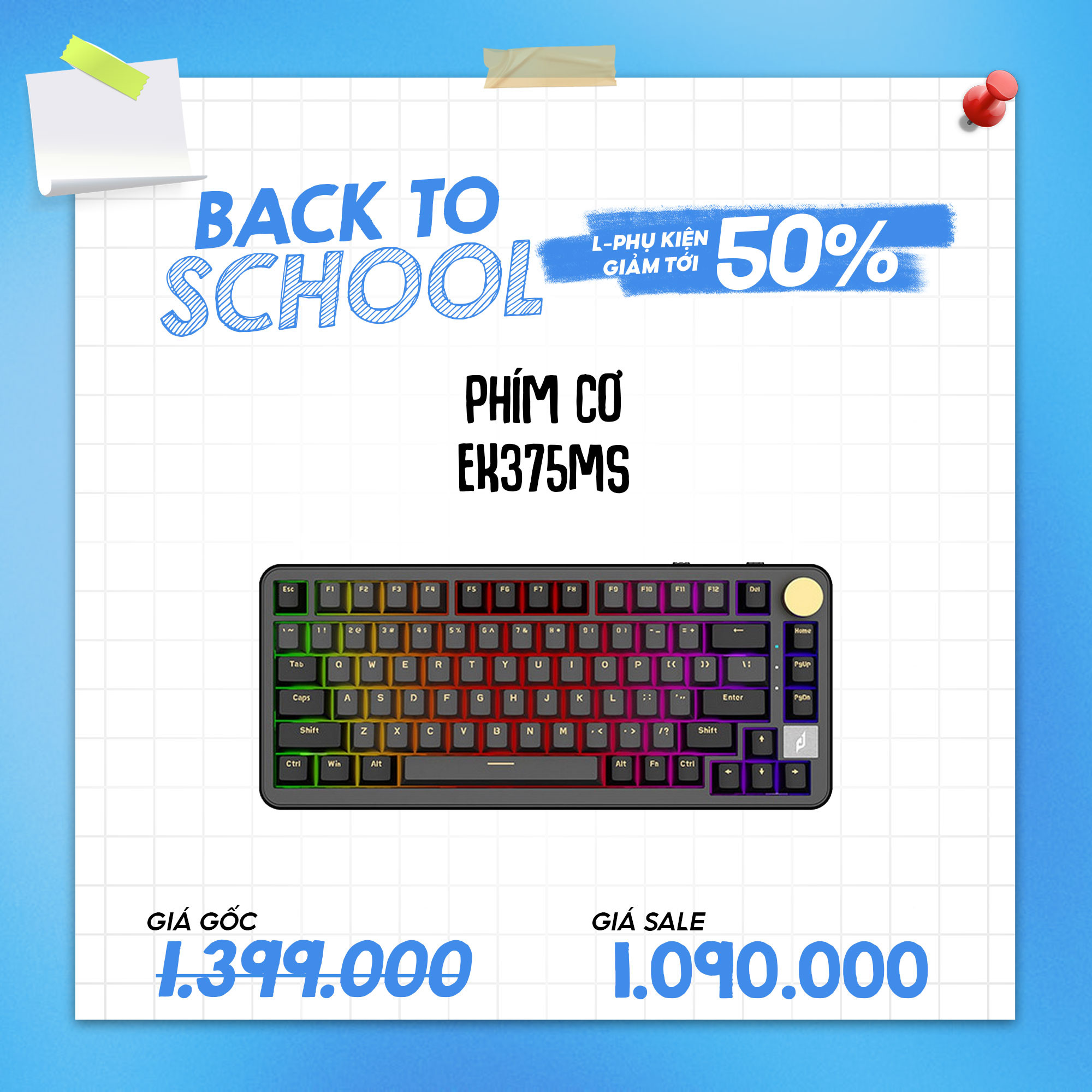 Bàn phím EK375MS EDRA