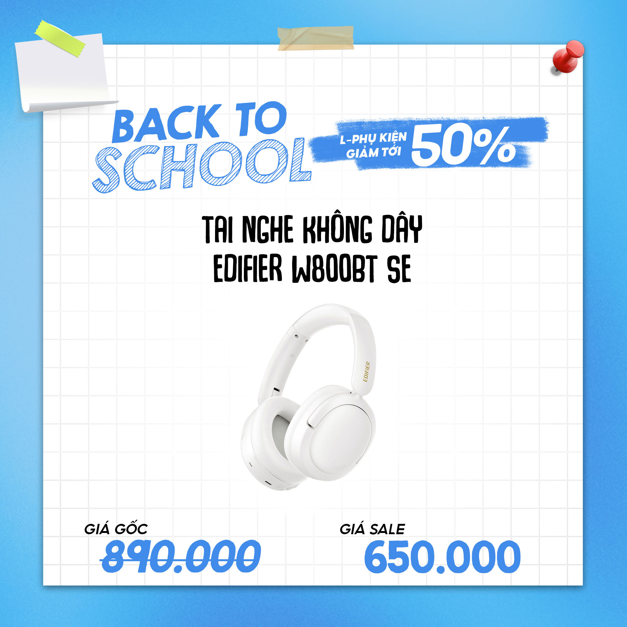 Tai nghe không dây EDIFIER W800BT SE