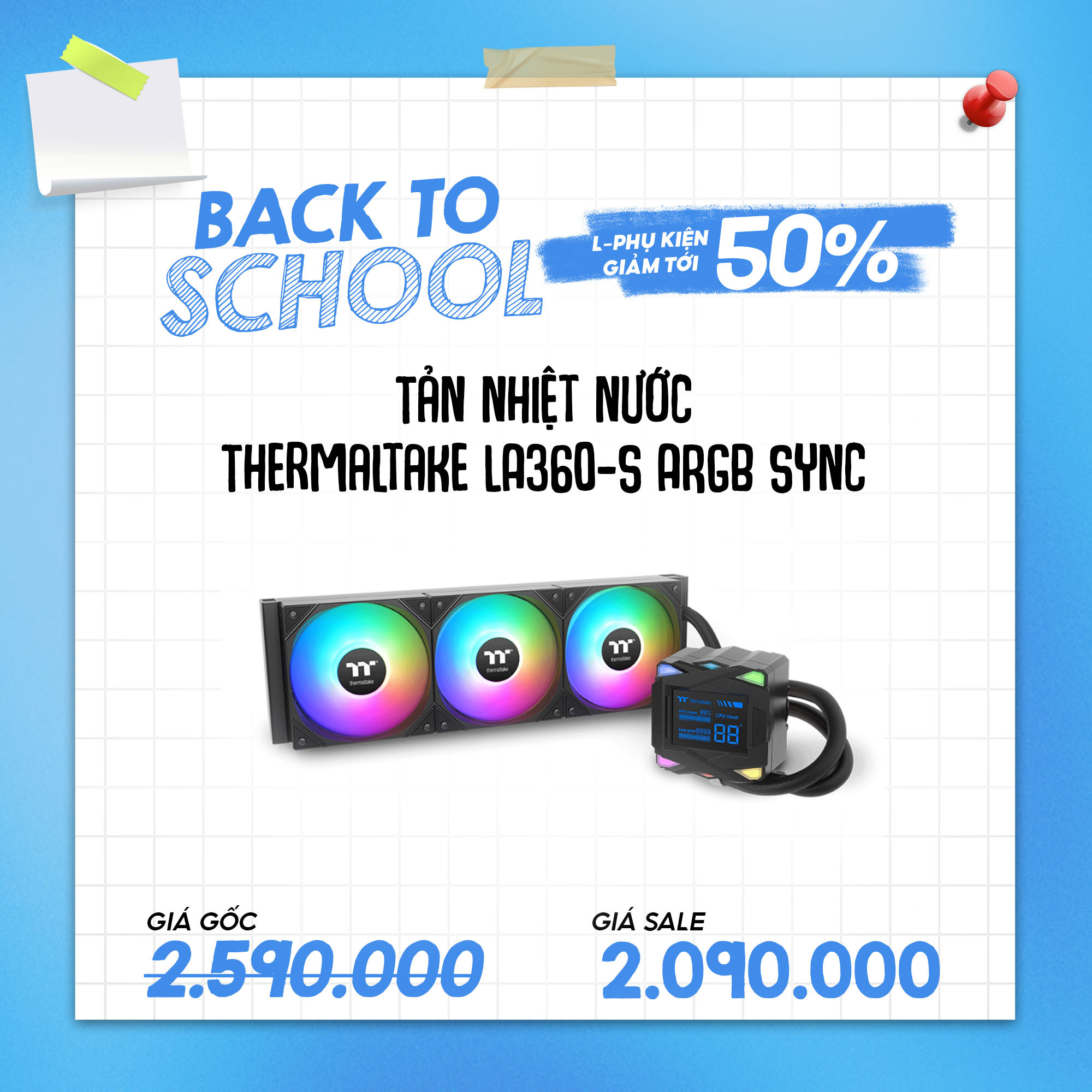 Tản nhiệt nước Thermaltake LA360-S ARGB SYNC