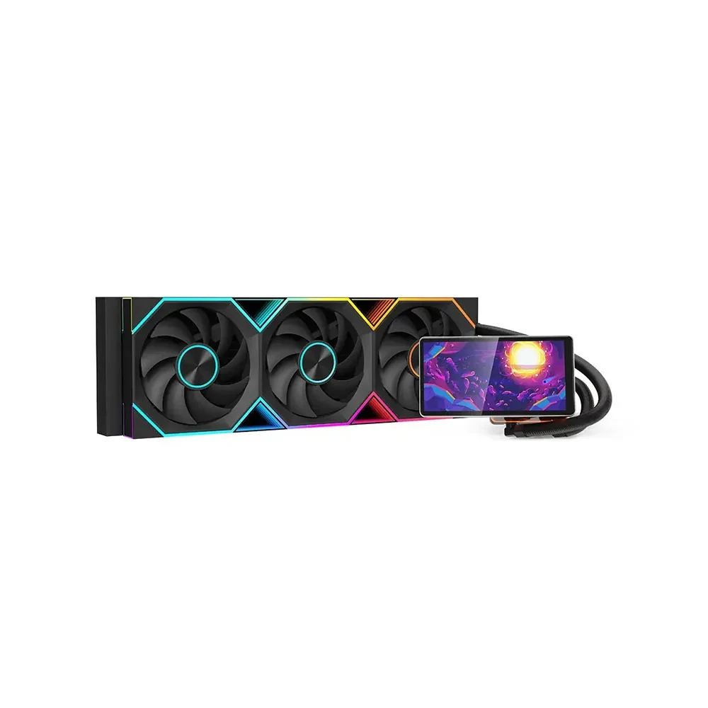 Tản nhiệt nước Leopard Pro Flow 360 ARGB LCD (Đen/trắng)