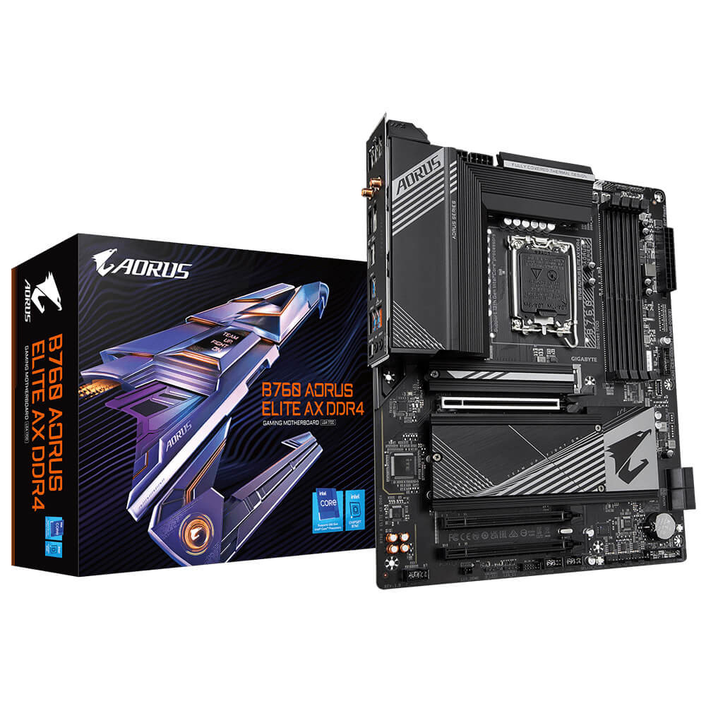 Mainboard Gigabyte B760M Aorus Elite AX D4 (Wifi & Bluetooth)