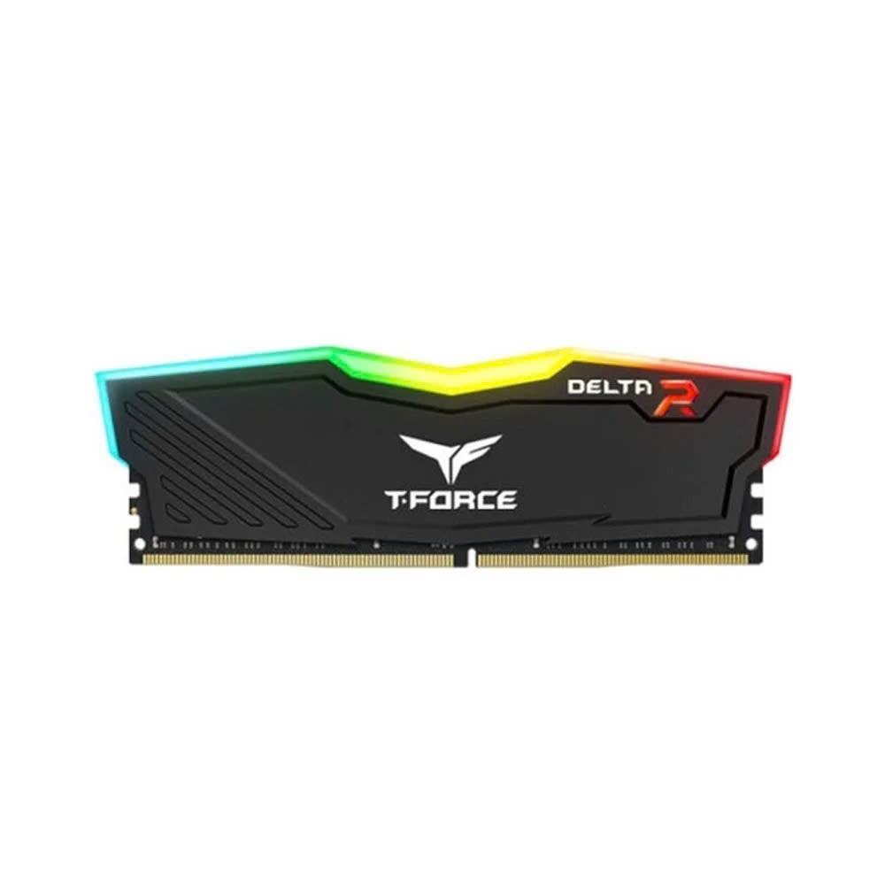 Ram T Force Delta 16GB Buss 3200 DDR4 (Đen/Trắng) tản RGB