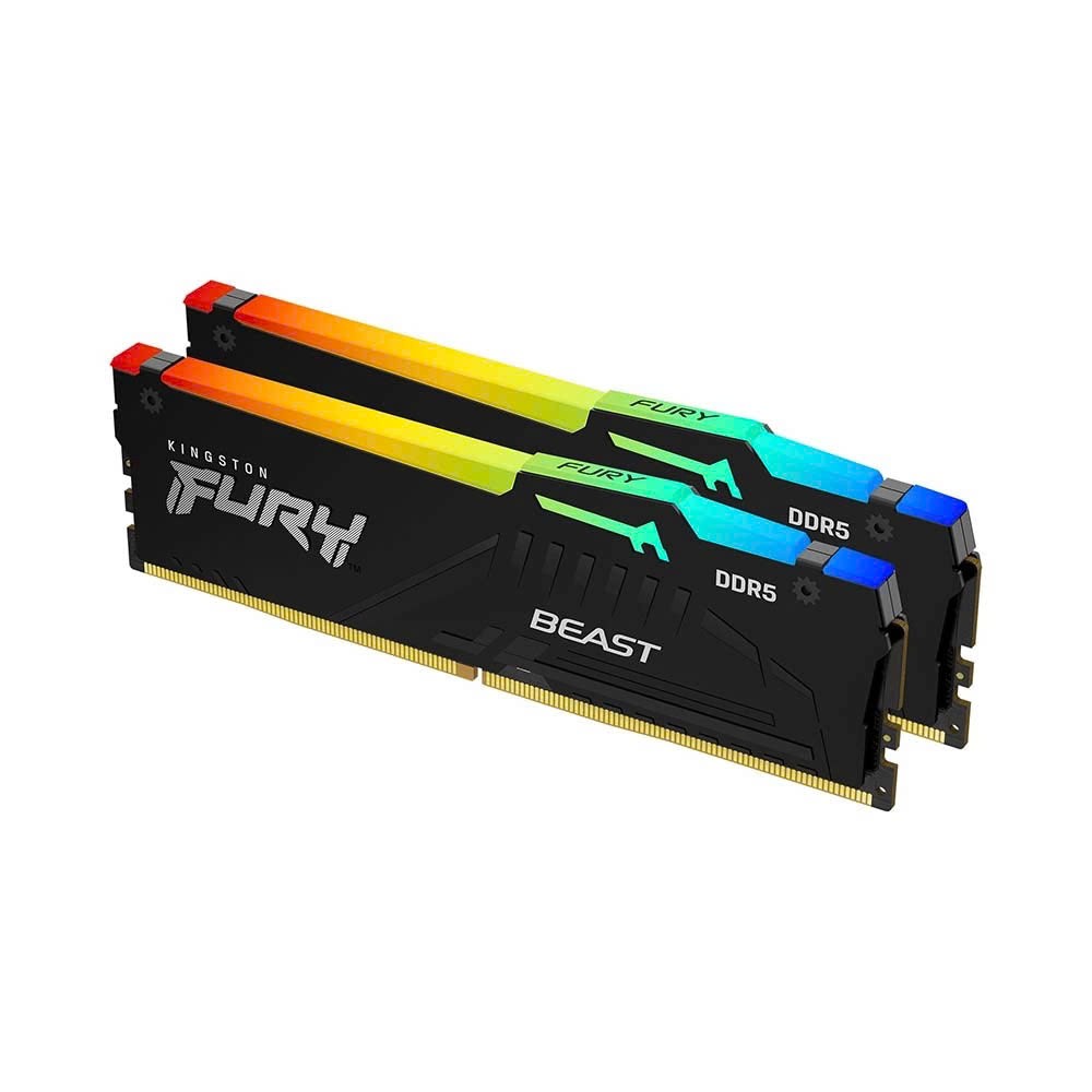 Ram Kingston FURY Beast RGB 32GB (2x16GB) DDR5 bus 6000Mhz