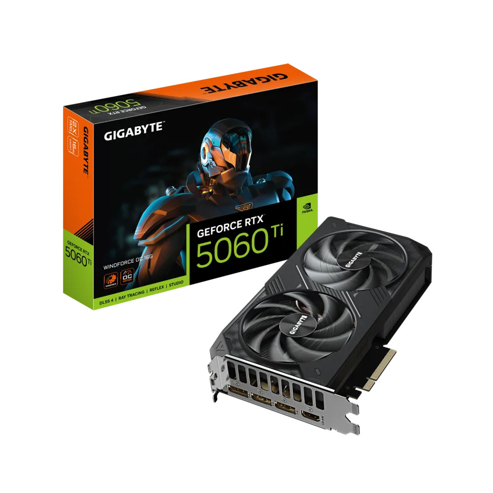 VGA Gigabyte RTX 5060 Ti Windforce OC 16GB